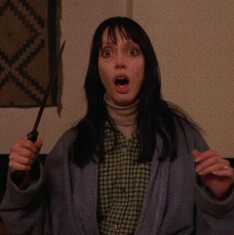 Pfp Movie Characters, Film Pfp Aesthetic, Sigma Female Pfp, Final Girl Costume, Shelly Duvall The Shining, The Shining Shelley Duvall, Final Girls Horror, Iconic Characters Costumes, Horror Movie Women