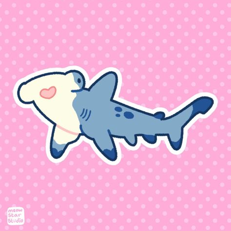 I wanna hear about your favorite shark!! Lmk in the comments 🦈💦 mines blue shark they look so cute 💙 Meet the stars of the shark sticker sheet ⭐️ now available for pre-order on my ko-fi 🌸🌷 #whimsical #aesthetic #childhood #cozyart #sketch #doodle #animalart #simple #texture #littleguys #nostalgia #happyvibes #innocent #joyful #cheerful #endearing #originalartwork #handmade #smallbusiness #giftideas #smallshop #sticker #stickers #artshop #explore Hammerhead Shark Illustration, Cute Shark Drawing Kawaii, Hammerhead Shark Drawing, Backpack Badges, Aesthetic Childhood, Chibi Animals, Shark Games, Shark Illustration, Whimsical Aesthetic