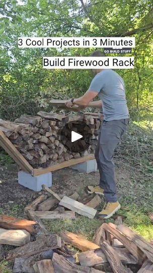 Storage Ideas Outdoor, Firewood Storage Ideas, Firewood Storage Outdoor, Storage Outdoor, Outdoor Deck Furniture, Firewood Storage, Garden Decor Projects, Diy Furniture Hacks, Outdoor Decor Backyard