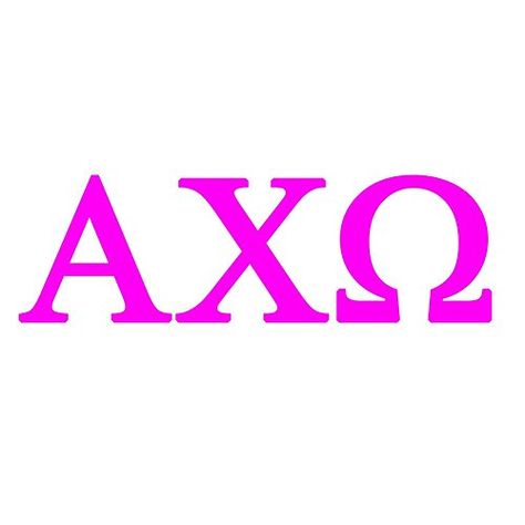 STICKER DAD Alpha CHI Omega Vinyl Decal (Official Licensed Product) - Size: 6", Color: HOT Pink - Windows, Walls, Bumpers, Laptop, Lockers, etc. Buy Stickers, Alpha Chi Omega, Alpha Chi, Chi Omega, Lockers, Wall Decals, Vinyl Decals, Hot Pink, Vinyl Decal