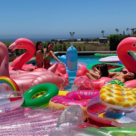 Summer Pool Floats, Malibu Barbie, Summer Goals, Pool Floats, Tropical Party, Summer Pool, Hot Girl Summer, Summer Bucket Lists, Coconut Girl