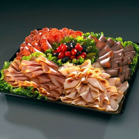 meat tray ideas. They need to be small squares for the crackers and cheese. Roast beef, ham, salami and pepperoni. All meat tray. Separate from vegetarian food.: Meat Cheese Platters, Deli Tray, Meat And Cheese Tray, Meat Trays, Cheese Trays, Meat Platter, Tray Ideas, Party Trays, Veggie Tray