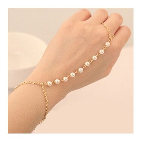 Harness Jewelry, Hand Bracelet With Ring, Pearl Gold Chain, Hand Chain Jewelry, Finger Bracelets, Hand Chain Bracelet, Chain Rings, Ring Bracelet Chain, Jewelry Set Design