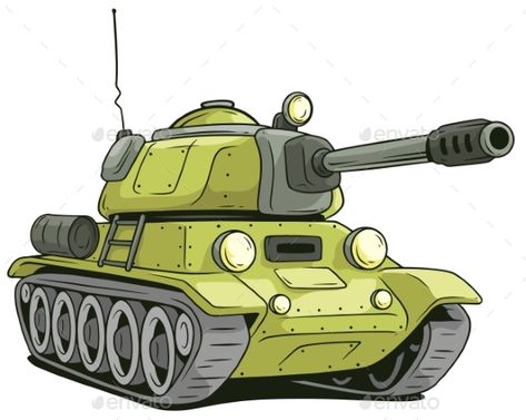 Cartoon Olive Military Army Large Tank Vector Icon - Miscellaneous Vectors Tank Tattoo, Tank Cake, Tank Drawing, Remembrance Day Art, Army Men Toys, Indian Army Wallpapers, Military Illustration, Business Icons Vector, Mickey Mouse Art