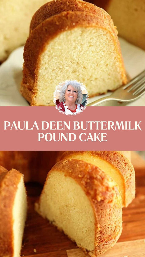 Paula Deen Buttermilk Pound Cake Pound Cake With Salted Butter, One Egg Baking Recipes, Pound Cake Recipes Buttermilk, Pound Cake Recipes With Buttermilk, Desserts Using Buttermilk Recipe, Recipes To Make With Buttermilk, Kitchen Gulp Recipes, Lemon Butter Pound Cake Recipe, Sun Drop Pound Cake