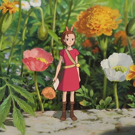 The Secret World Of Arrietty, Studio Ghibli Tattoo, Secret World Of Arrietty, Personajes Studio Ghibli, Ghibli Tattoo, Arte Alien, Ghibli Artwork, The Secret World, Studio Ghibli Movies