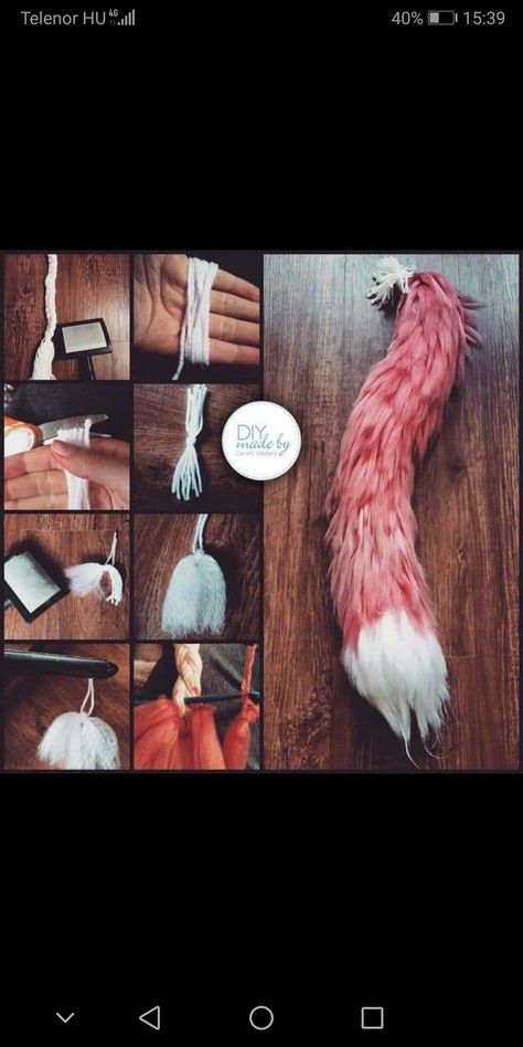 Fursuit Tutorial, Diy Kostüm, Cosplay Tutorial, Cosplay Diy, Cosplay Tips, Yarn Tail, Halloween Make Up, Fantasy Costumes, Halloween Make