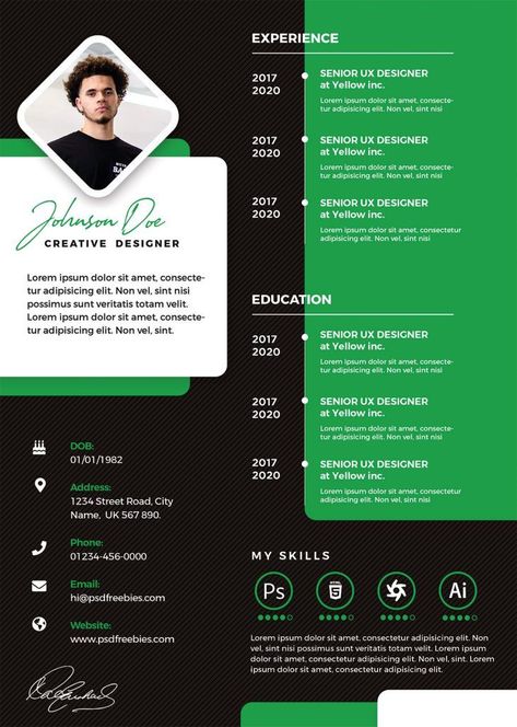 Download Free Designer Resume CV Design PSD Bundle. This Designer Resume CV Design PSD Bundle is perfect for graphic designer, photographers, web designer and developers. The Designer Resume CV Design PSD Bundle have a very organized and named layers, really easy to customize so you can quickly tailor-make your resume for any opportunity and help you […] Graphic Designer Resume Creative, Cv For Graphic Designer, Graphic Designer Cv Ideas, Cv Ideas Design, Graphic Design Cv Creative, Cv Designer Graphic, Cv Graphic Designers, Resume Design Creative Graphic Designers, Graphic Design Resume Creative