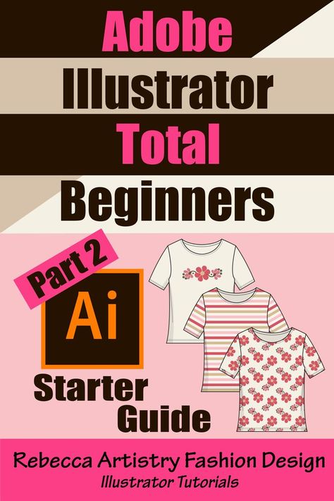 Adobe Illustrator Beginner Guide Part 2 Beginner Adobe Illustrator Projects, Illustrator Beginner Tutorials, Digital Fashion Illustration Photoshop, Adobe Illustrator For Beginners, Adobe Illustrator Tutorial Beginner, Adobe Illustrator Beginner, Sketches Step By Step, Learn Adobe Illustrator, Illustrator Tricks