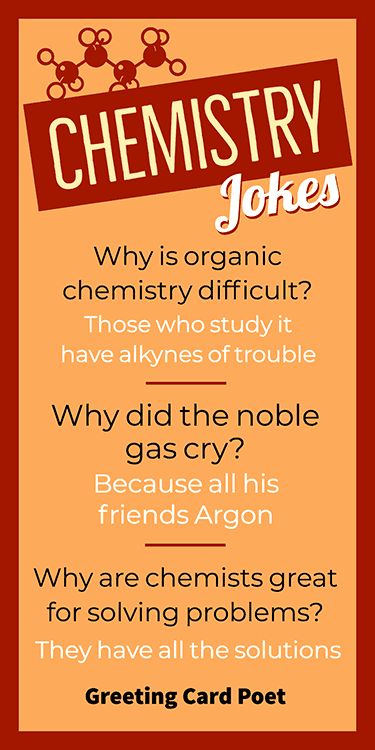 Are you looking for some chemistry jokes? We have the solution for you! Ba-da-bing, ba-da-boom! #jokes #chemistry #puns Chemistry Quotes Science, Chemistry Exam Jokes, Funny Chemistry Jokes, Chemistry Teacher Quotes, Chemistry Jokes Science Humor Funny, Chemistry Quotes Science Funny, Funny Science Jokes Chemistry, Science Jokes Chemistry, Organic Chemistry Jokes