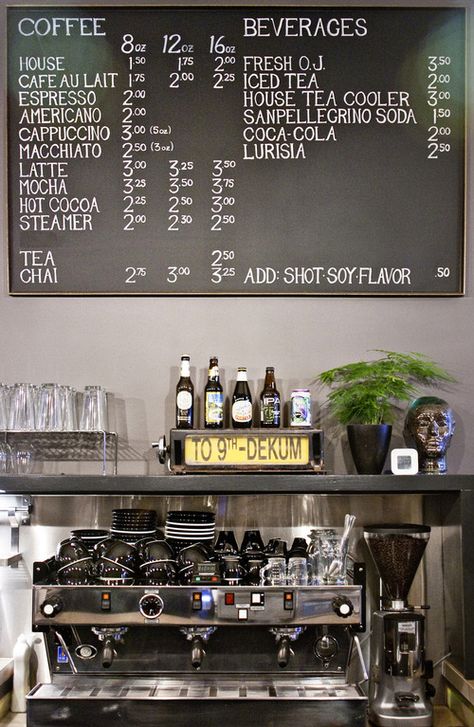 A simple black background that may seem like a chalk board in the background, but really is a projection maybe? So there is potential for flashbacks etc Quotes Coffee Shop, Cafe Menu Boards, Blackboard Menu, Menu Cafe, Coffee Shop Menu, Coffee Board, Quotes Coffee, Chalk Lettering, Menu Boards