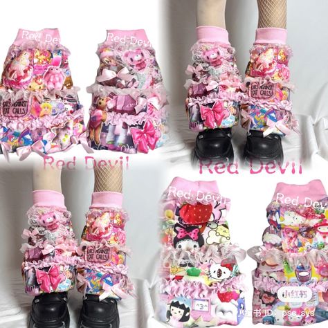 Harajuku Leg Warmers, Decora Accessories, Harajuku Accessories, Decora Fashion, Decora Harajuku, Harajuku Decora, Cool Makeup Looks, Gyaru Fashion, Funky Outfits