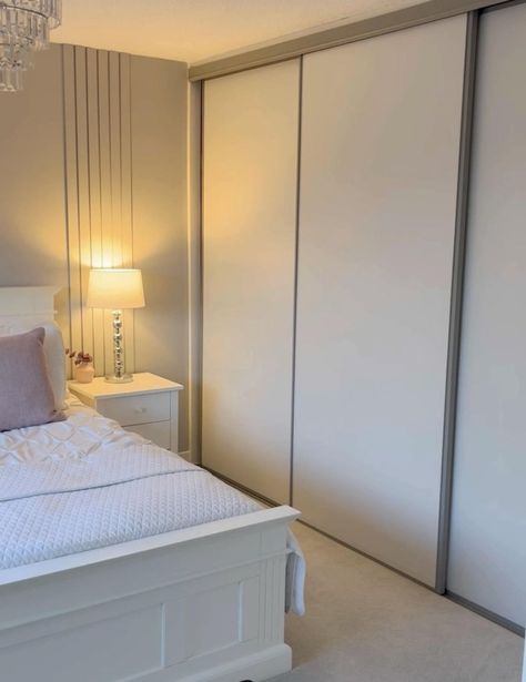 A WOMAN has gone viral on Instagram after she transformed her dated wardrobe doors using three bargain items from B&Q. Jill Oliver, 50, a student support worker from Durham, is a pro at upcycling her furniture as a way to spruce up her living space. Jill has been doing DIY projects for years and for […] Mirrored Wardrobe Doors Makeover, Painted Sliding Wardrobe Doors, Painting Sliding Wardrobe Doors, Sliding Door Wardrobe Makeover, Covering Mirrored Wardrobe Doors, Sliding Wardrobe Makeover, Mirror Wardrobe Doors Makeover, Sliding Door Wardrobe Makeover Diy, Upcycle Mirror Wardrobe Doors