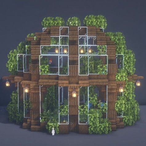 Minecraft Greenhouse, Cute Minecraft, Minecraft Town, Construction Minecraft, Minecraft Garden, Case Minecraft, Minecraft Decoration, Rumah Minecraft Sederhana, Minecraft Mansion