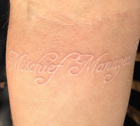 Mischief Managed Tattoo, White Bird Tattoos, Tattoo Harry Potter, Hp Tattoo, Bird Tattoo Wrist, Tattoo Wrist, Triangle Tattoos, Harry Potter Tattoos, Harry Potter Tattoo