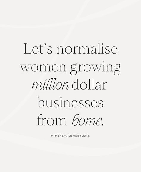 The Female Hustlers, Female Hustlers, Entrepreneur Aesthetic, Entrepreneur Quotes Women, 2024 Goals, Business Woman Quotes, Digital Marketing Quotes, Becoming Her, Business Inspiration Quotes