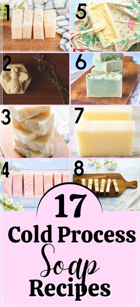 Let your imagination run wild with these unique and colorful cold process soap recipes. Experiment with swirls, layers, and embeds Cold Press Soap, Natural Soaps Recipes, Diy Soap Bars, Easy Soap Recipes, Diy Soap Recipe, Săpunuri Handmade, Handmade Soap Recipes, Cold Process Soap Recipes, Soap Making Recipes