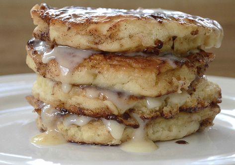 Cinnamon Swirl Pancakes, Breakfast Sweets, What's For Breakfast, Cinnamon Swirl, Breakfast Pancakes, Simple Kitchen, Breakfast Items, Breakfast Breads, Breakfast Brunch Recipes