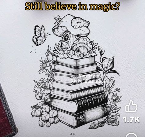 Book Inspired Tattoos, Feminine Shoulder Tattoos, Wrist Tattoo Cover Up, Bookish Tattoos, Wing Tattoo Designs, Mushroom Tattoos, Skeleton Tattoos, Kawaii Tattoo, Red Ink Tattoos