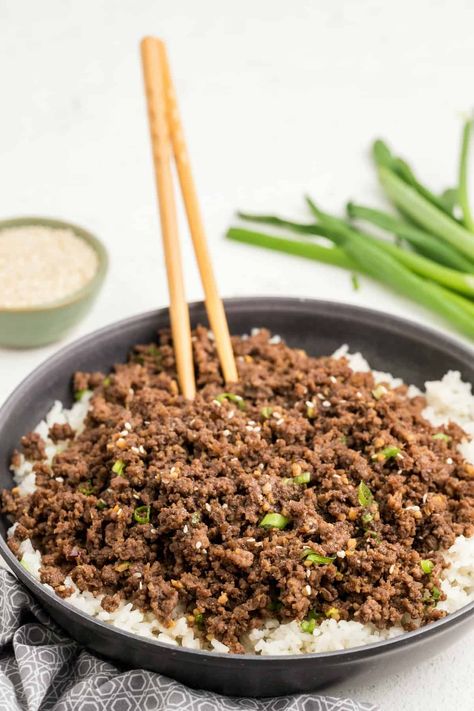 Korean Beef Stir Fry, Wagyu Recipes, Wagyu Beef Recipe, Korean Beef Bowl, Beef Bowl, Bulgogi Recipe, Princess Pinky Girl, Pinky Girl, Ground Beef Recipes Healthy