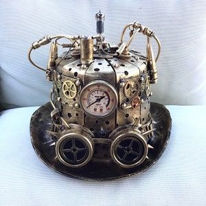 Steampunk Mode, Steampunk Party, Steampunk Gadgets, Steampunk Top, Mode Steampunk, Steampunk Top Hat, Steampunk Hat, Masquerade Costumes, Steampunk Gears