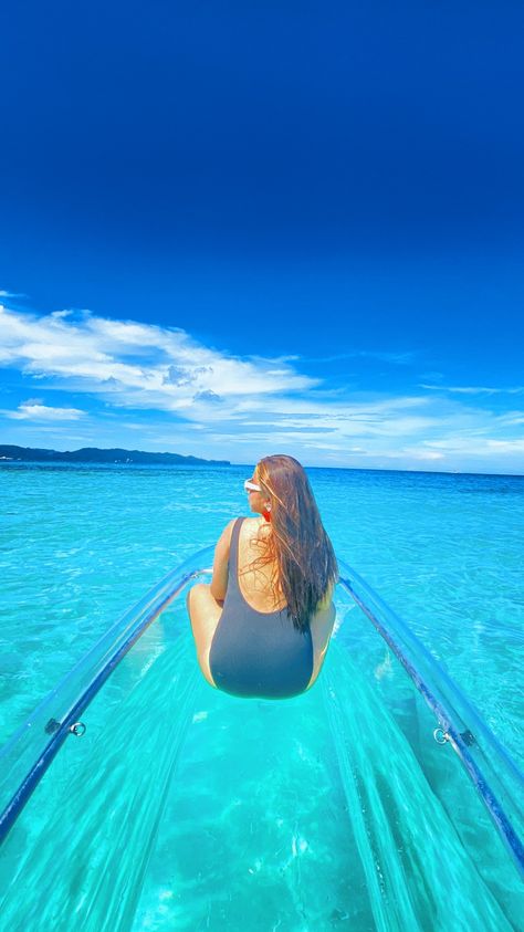 Crystal Kayak Boracay, Crystal Kayak Pose Boracay, Crystal Kayak Pose, Kayak Pose, Crystal Kayak, Kayaking Aesthetic, Pool Pictures, Boracay Philippines, Beach Ootd