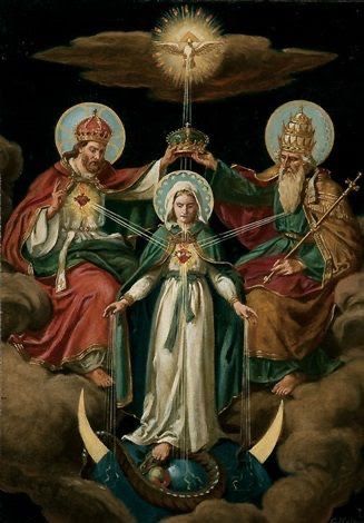 Coronation Of Mary Queen Of Heaven, The Coronation Of Virgin Mary, Catholic Art Jesus, Coronation Of Mary, The Assumption Of Mary, Roman Catholic Art, Assumption Of Mary, Pray The Rosary, Virgin Mary Art