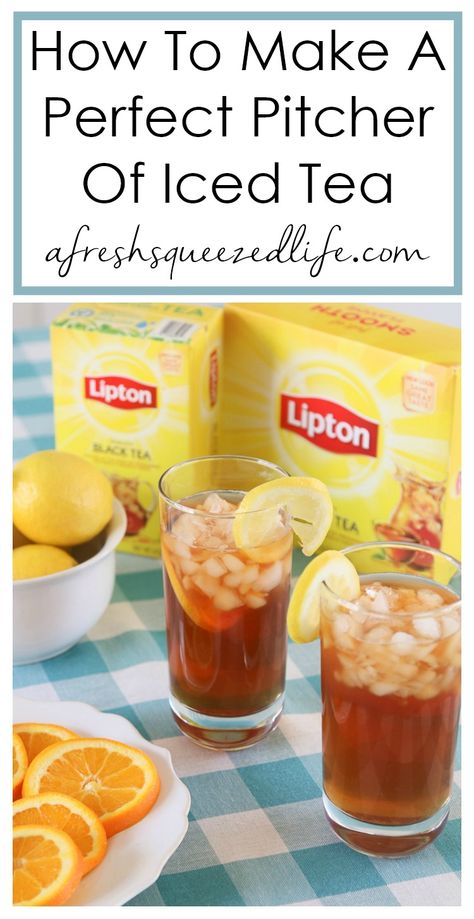 Best Iced Tea Recipe, Tea Recipes Homemade, Healthy Iced Tea, Iced Tea Recipes Homemade, Unsweetened Iced Tea, Homemade Iced Tea, Sweet Tea Recipes, Icee Recipe, Iced Tea Recipe