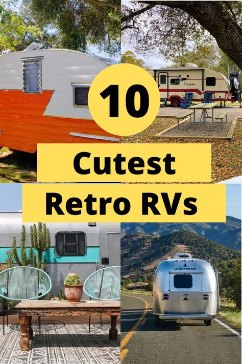 While modern RVs have more of the conveniences of home, there is nothing more adorable than a retro RV camper. Fortunately, there are many retro travel trailers that are actually brand new. We include the best retro camper exteriors and the best retro camper interiors. Click now to see the 10 best retro campers available today. Retro Travel Trailers, Retro Rv, Retro Campers, Camper Interior, Camping Humor, Style Travel, Nothing More, Rv Camper, Travel Trailers