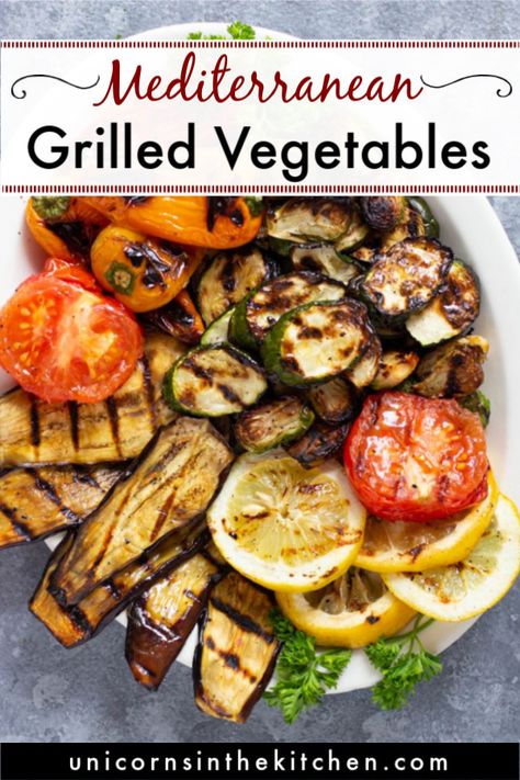 Grilled Greek Vegetables, Seasoning For Grilled Vegetables, Mediterranean Grill Recipes, Greek Grilled Vegetables, Grilled Mediterranean Recipes, Grilled Eggplant Recipes Easy, Grilled Mediterranean Vegetables, Veggies To Grill, Best Veggies To Grill