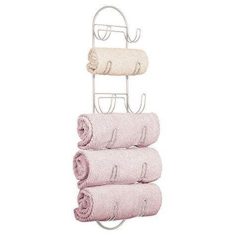 mDesign Wall Mount Metal Wire Towel Storage Shelf Organiz... https://smile.amazon.com/dp/B07CZPTPNB/ref=cm_sw_r_pi_dp_U_x_cwEwCbMWTNF19 Wall Mount Towel Rack, Rich Bathroom, Painting Bathtub, Salvaged Doors, Bath Towel Storage, Wall Mounted Towel Holder, Wall Mounted Towel Rack, Floating Shelves Bathroom, Towel Organization