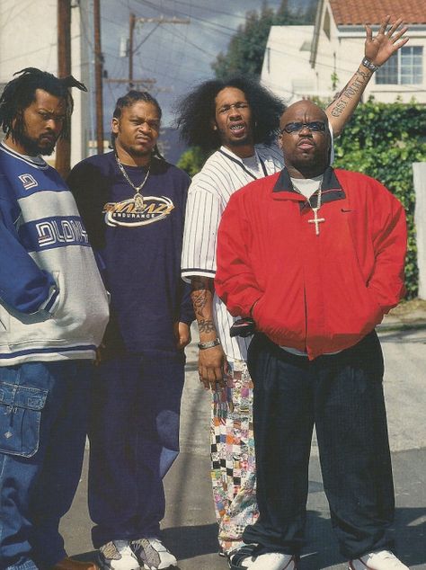 Goodie Mob 80s Hip Hop Fashion, Amen Break, Goodie Mob, Look Hip Hop, Looks Hip Hop, 80s Hip Hop, Hip Hop 90s, Hip Hop Classics, 90s Fits