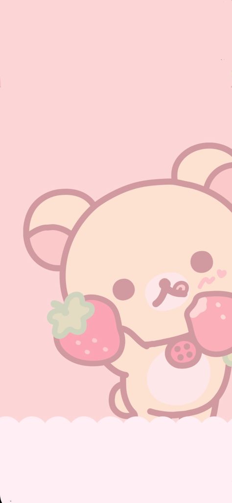 Cute Pfp Background, Cute Aesthetic Wallpapers Iphone, Wallpaper Backgrounds Cute Girly, Mocha Sanrio Background, Korilakkuma And Rilakkuma Wallpaper, Kawaii Wallpaper Pattern, Kid Ipad Wallpaper, Rillakuma Wallpaper Pink, Rikkakuma Wallpaper