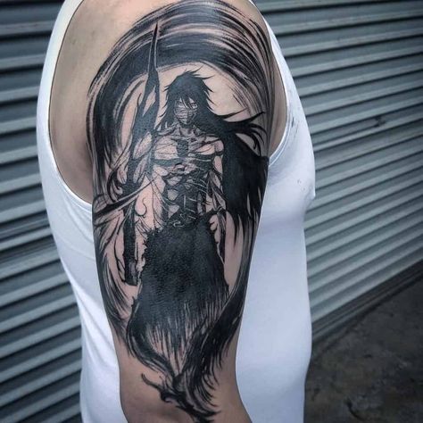 Top 69 Best Bleach Anime Tattoo Ideas - [2020 Inspiration Guide] Bleach Anime Tattoo Ideas, Bleach Anime Tattoo, Anime Tattoo Ideas, Bleach Tattoo, Spartan Tattoo, Manga Tattoo, Naruto Tattoo, Cool Forearm Tattoos, Anime Tattoo