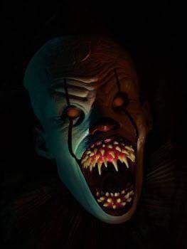 Creepy Evil Clown Creepy Clown Makeup, Evil Clown, Horror Drawing, Clown Horror, Day Of Dead, Pennywise The Dancing Clown, Clowns Funny, Alvin Ailey, Boris Vallejo