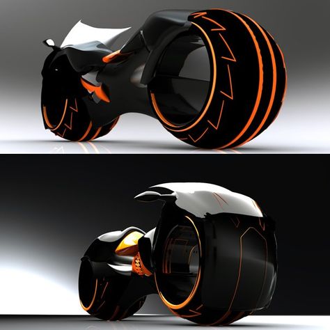 Tron Light Cycle, Xe Bugatti, Tron Bike, Custom Street Bikes, Tron Legacy, Light Cycle, Motorbike Design, Futuristic Motorcycle, Concept Motorcycles