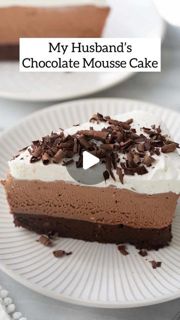 Chocolate Moose Brownie, Baking Recipes For Valentines Day, Erin Collins, Dream Cake Recipe, Moose Cake, Meaningful Eats, Keto Chocolate Mousse, Chocolate Mousse Cake Recipe, Fancy Desserts Recipes