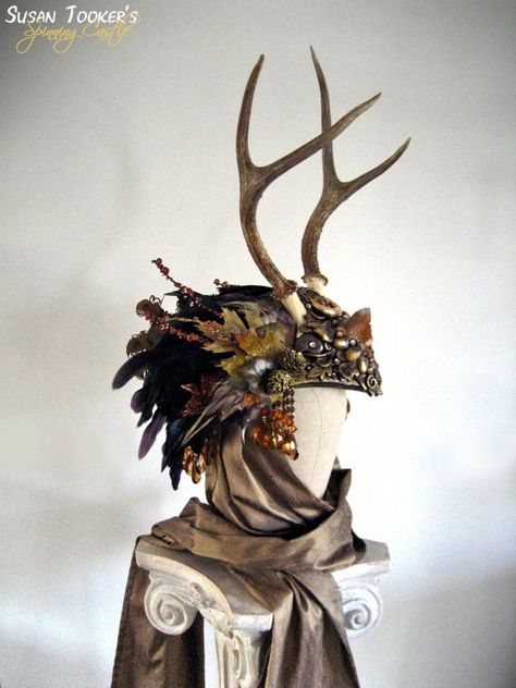 Antler Headdress, Diana The Huntress, Antler Crown, Maleficent Horns, Horns Costume, Medieval Witch, Cosplay Horns, Halloween Crown, Fantasy Crown