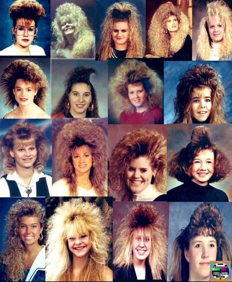 1980 Hairstyles, 80s Hair Styles, 80’s Hair, 80's Hairstyle, 1980s Hair, Look 80s, 80s Makeup, 80s Fashion Trends, Hair Mistakes