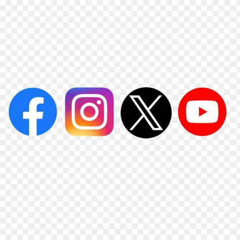 Social Media Logos Icons Png, Social Media Icons Png, Facebook Logo Transparent, Social Media Png, Wireframe Website, Online Icon, Social Media Icons Free, Picsart Png, Photoshop Backgrounds Backdrops