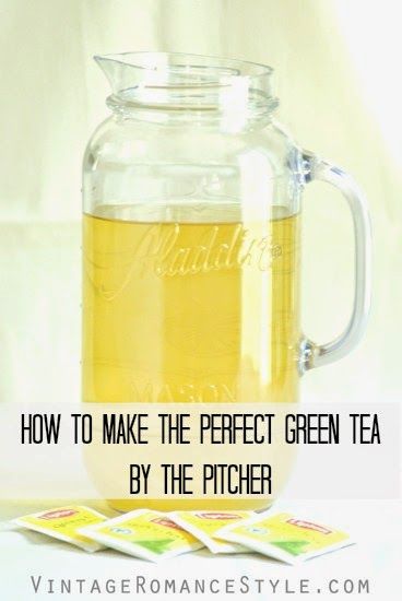 How To Make Iced Green Tea With Tea Bags, Iced Green Tea Recipe Pitcher, Green Tea Pitcher Recipe, Copycat Lipton Citrus Green Tea, Cold Green Tea Recipe, How To Make Green Tea, Farls Recipe, Homemade Green Tea, Iced Green Tea Recipe