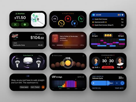 iPhone Dynamic Island Widget designs by Bastien Kun on Dribbble Figma Ui Design, Floating Button Ui, Widget Ideas Iphone, App Design Aesthetic, Iphone Setup Homescreen Ideas, Iphone Dynamic Island, Community Ui, App Design Ideas, Widgets Design