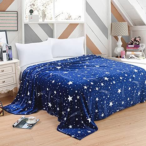 Amazon.com: AGUIguo Throw Blanket Soft Microfiber Flannel Fleece Blanket, Stars Flowers Animals Pattern Throw Blanket for All Season Lightweight Blankets for Bed Couch Sofa Chair,Dark Blue: Home & Kitchen Star Blanket, Plush Sofa, Comfort Blanket, Lightweight Blanket, Blanket Cover, Soft Throw Blanket, Clean Machine, Blanket Throw, Throw Rug