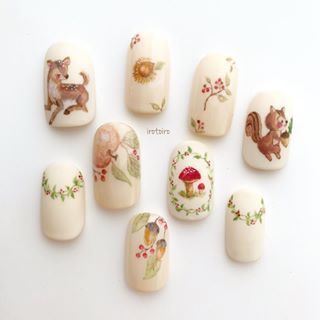 Japanese Manicure, Japan Nail Art, Subtle Nail Art, Natural Nail Designs, Animal Nail Art, Hippie Nails, Cute Simple Nails, Fantasy Nails, Subtle Nails