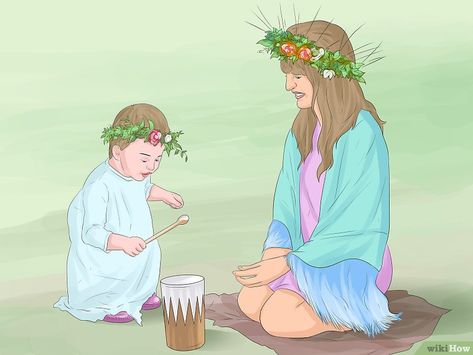 How to Be a Bohemian Mother (with Pictures) - wikiHow Bohemian Mom Style, Hippie Mom Aesthetic, Hippie Mom Style, Boho Mom Style, Hippie Mama, Boho Mom, Living Sustainably, Hippie Mom, Bohemian Life