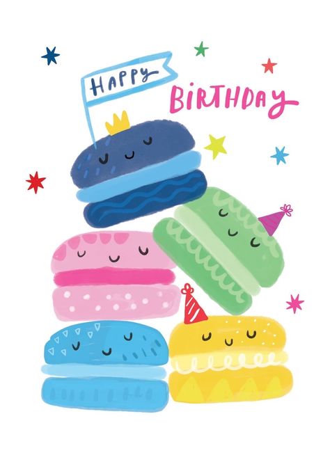 Happy Bday Pics, Happy Birthday Wishes Song, Birthday Graphics, Happy Birthday Illustration, Happy Birthday Cards Handmade, Birthday Greetings Friend, Happy Birthday Art, Happy Birthday Greetings Friends, Cute Happy Birthday