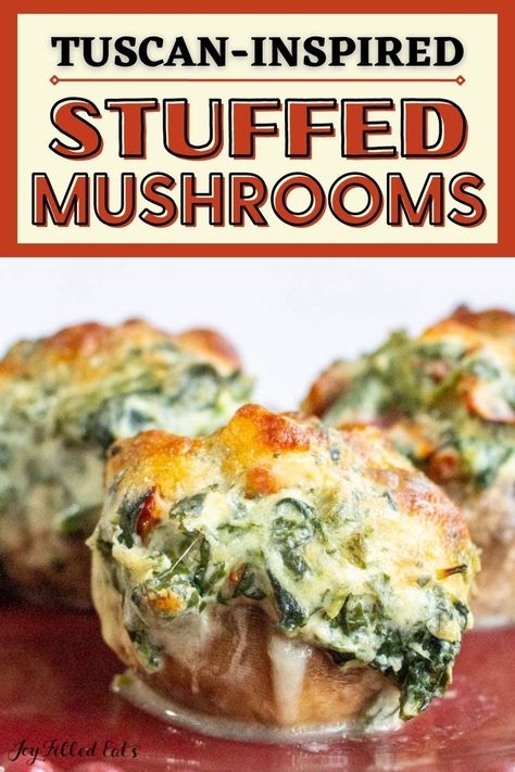 Meat And Veggie Dinner Ideas, Stuffed Mushrooms With Spinach, Italian Side Dish Recipes, Stuffed Mushrooms With Cream Cheese And Spinach, Mexican Mushroom Recipes, Salmon Stuffed Mushrooms, Spinach And Mushroom Recipes, Spinach Mushroom Recipes, Keto Stuffed Mushrooms