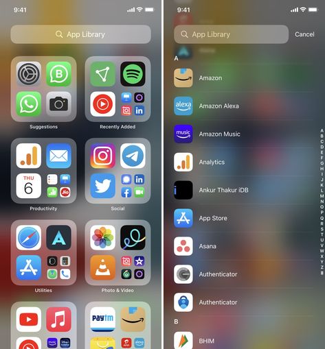 How To Hide Apps On Iphone, Organizing Phone Apps Aesthetic, Lock Apps, Hide Apps, Iphone Tutorial, Iphone Keyboard, Library App, Organize Phone Apps, Apple Apps