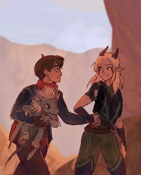 Callum Tdp, Dragon Price, Rayla X Callum, Rayla Dragon Prince, Hot Coals, Prince Dragon, The Dragon Prince, Dragon Princess, Prince Art