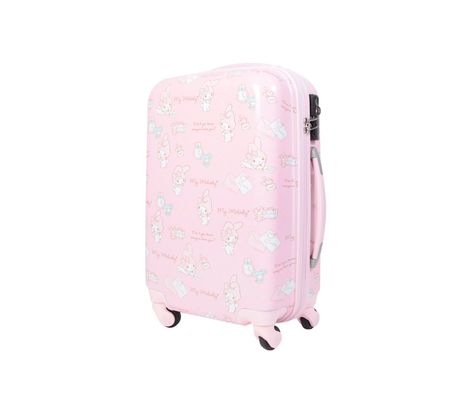 My Melody Rolling Suitcase: Travel | Sanrio Sanrio Suitcase, Sanrio Luggage, My Melody Suitcase, My Melody Mini Backpack, My Melody Pouch, Suitcase Travel, Carry On Size, Suitcase Traveling, Travel In Style